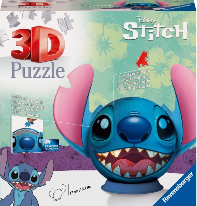 Puzzle Disney: Stitch s ušami 3D