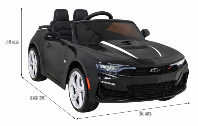 Chevrolet Camaro 2SS s batériou + diaľkové ovládanie + EVA kolesá + ľahké štartovanie + zvuky a osvetlenie – Čierna