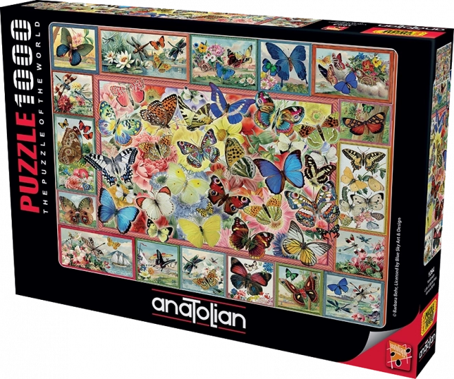 Puzzle Množstvo motýľov 1000 Kusov