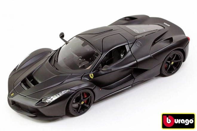 Kovový model Ferrari LaFerrari Bburago v matnej čiernej