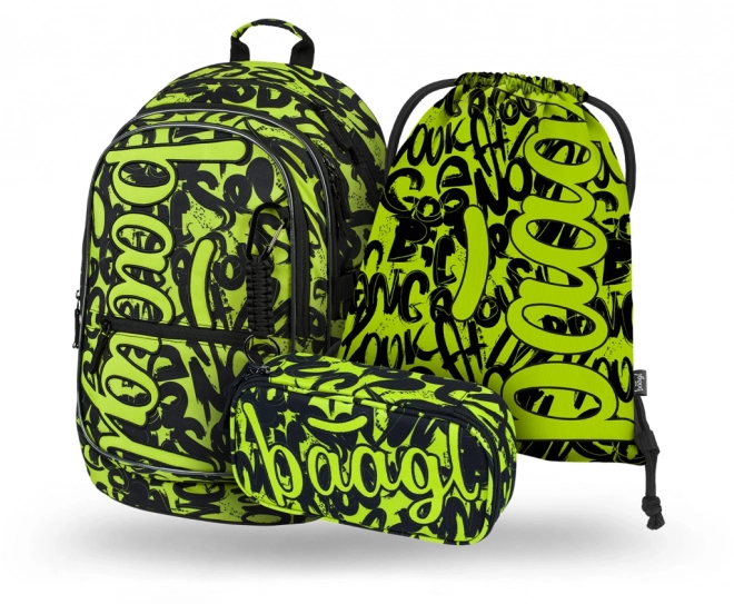 Baagl 3 Set Core Lime