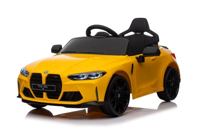 Auto na akumulátor BMW M4 žlté