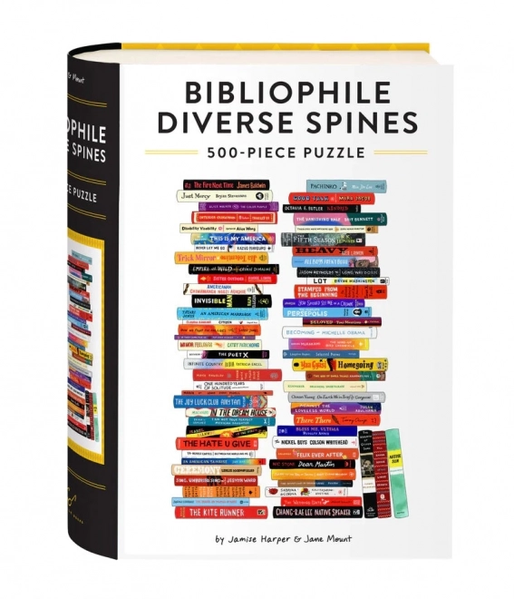 Puzzle Bibliophile: Diverse Spines 500 dielikov