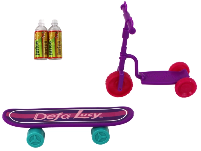 Kolobežka a skateboard