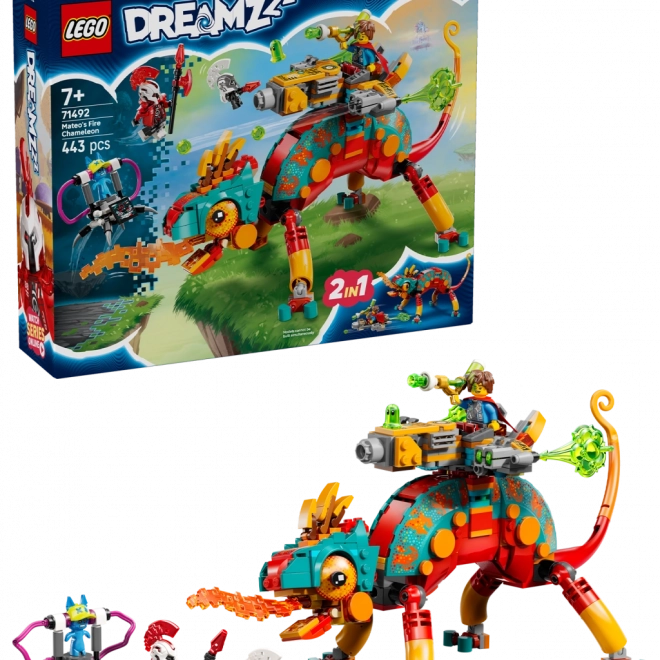 LEGO Dreamzz Mateo a jeho ohnivý chameleon