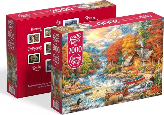 Puzzle Poklady vo voľnej prírode 2000 dielikov
