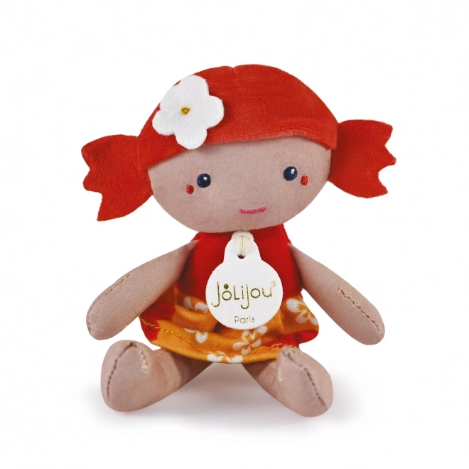 Doudou Jolijou panenka Lola 16 cm červená