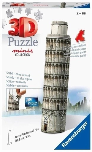 Ravensburger 3D Puzzle Mini Šikmá Veža, Pisa