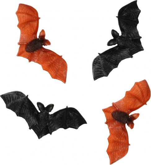 Dekoračné netopiere na Halloween, 4 ks