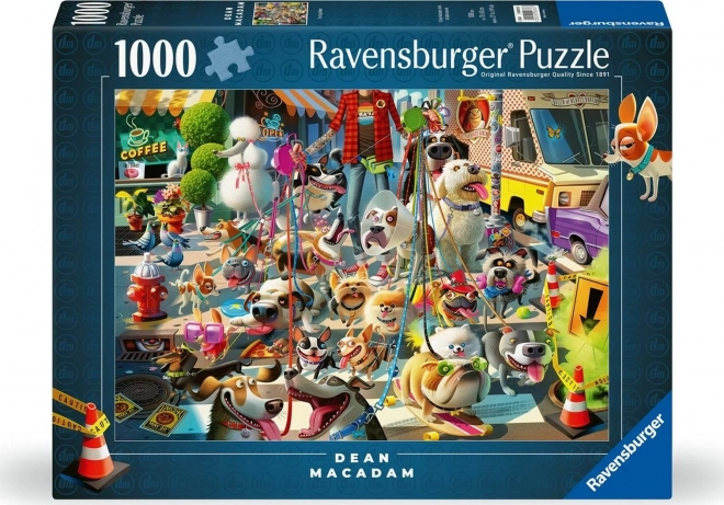 Puzzle Venčenie psov 1000 dielikov