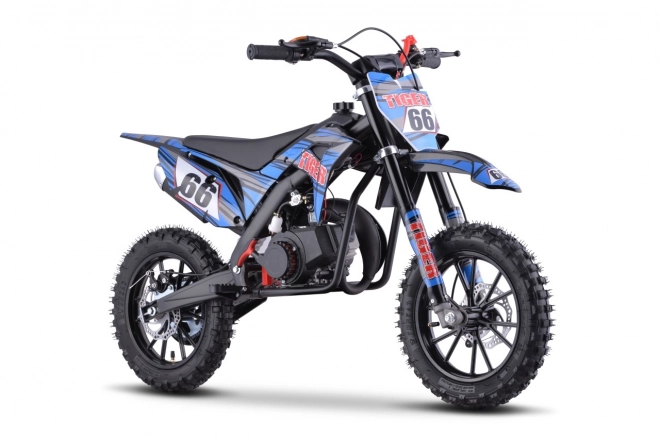Spaľovací motocykel TIGER modrá