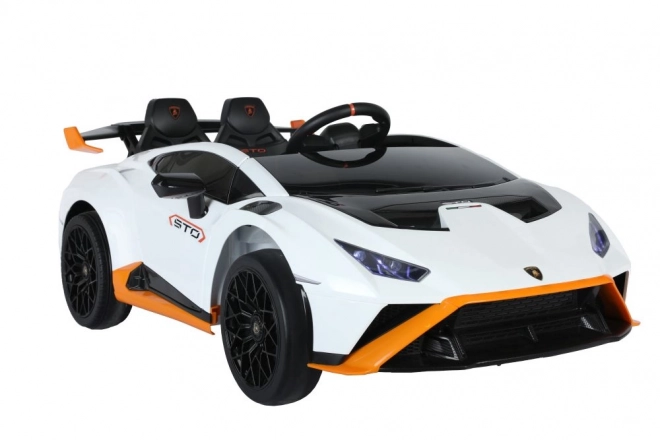 Auto na akumulátor Lamborghini STO Drift biele