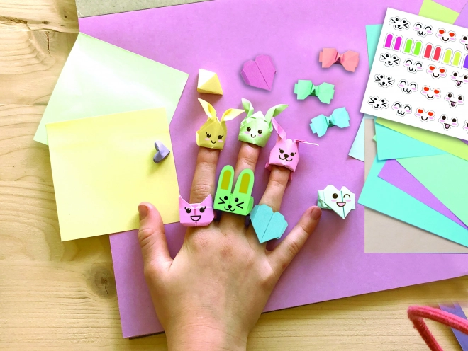 Origami kreatívna sada Kawaii šperky zvieratá