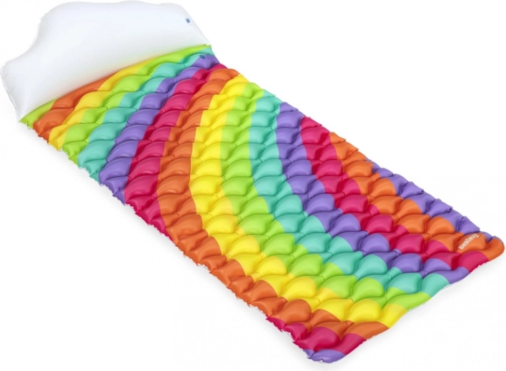 Integrovaný vankúš pre pohodlné opaľovanie