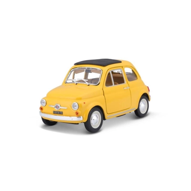 Bburago 1:24 Fiat 500 F 1965 žltá