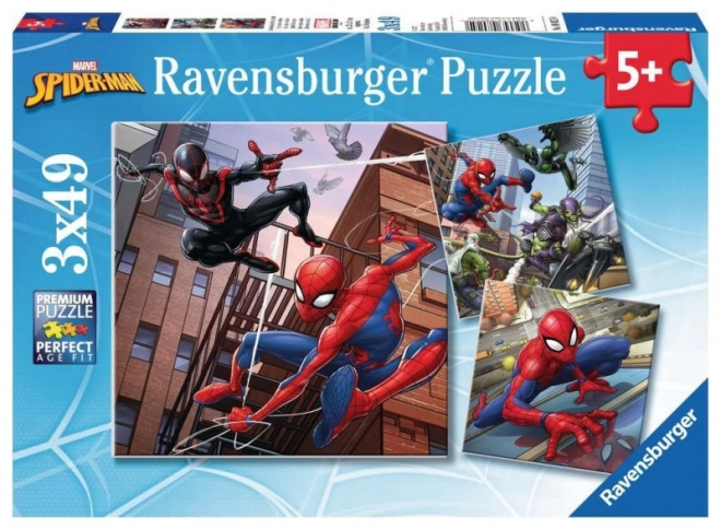 Puzzle Spiderman 3x49 dielikov