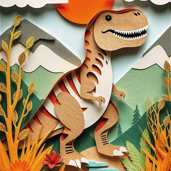 Puzzle Paper Art: Dinosaurus 160 dielikov