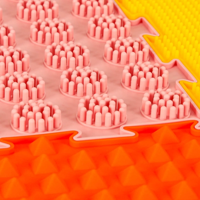 Ortopedická senzorická puzzle podložka pre masáž nôh