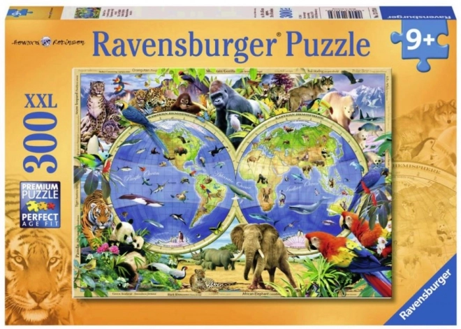 Ravensburger Puzzle Svet Divokých Zvierat XXL