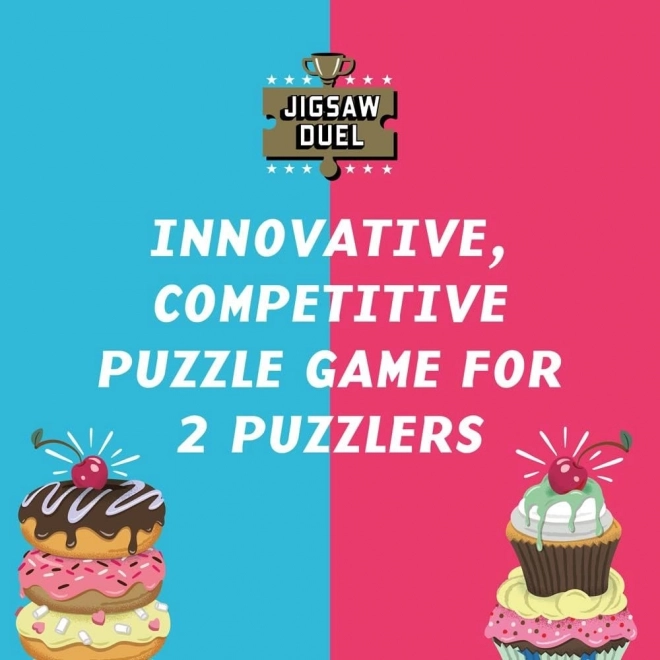 Ridley's hry Puzzle Duel: Donut vs Cupcake 2x70 dielikov