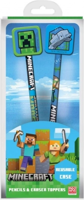 Sada ceruziek MINECRAFT s toppermi, 2 ks