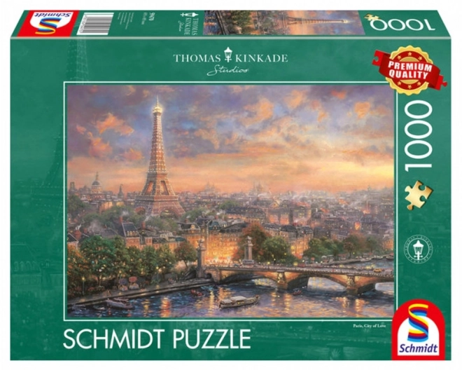 Puzzle Paríž, mesto lásky 1000 dielikov