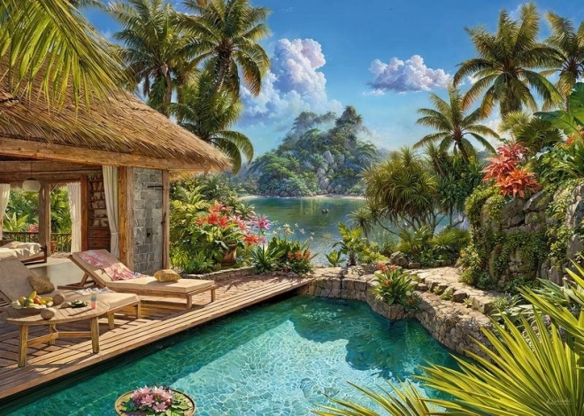 Cherry Pazzi Puzzle Dovolenka v tropoch 2000 dielikov
