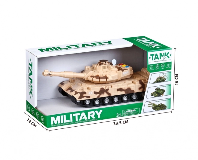 Tank 1:16 so svetelným a zvukovým efektom