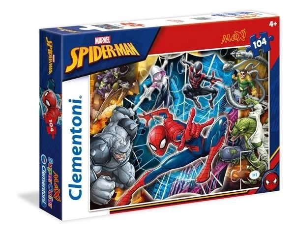 Puzzle Spiderman: Pripravení do boja MAXI 104 dielikov