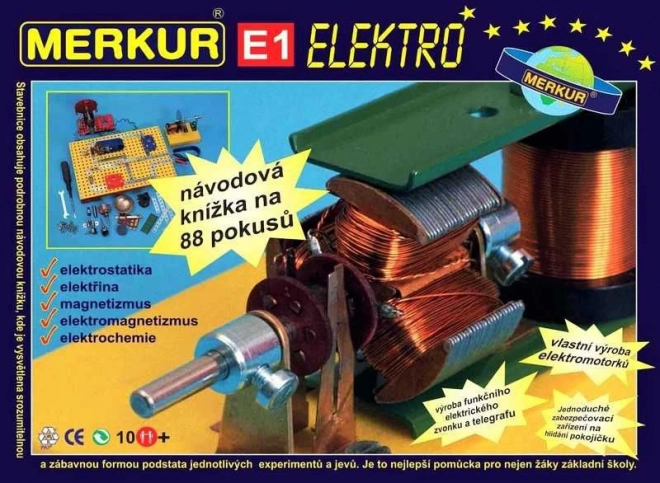 Stavebnica Merkur E1 Elektrina a Magnetizmus