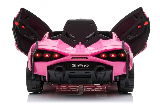 Lamborghini SIAN detské auto na batériu s ovládačom – Ružové