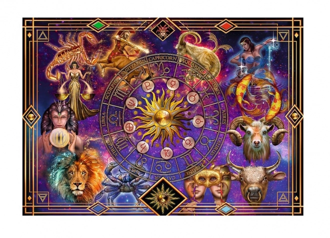 Puzzle Spiral Znamenie Zverokruhu 1040 Dielikov