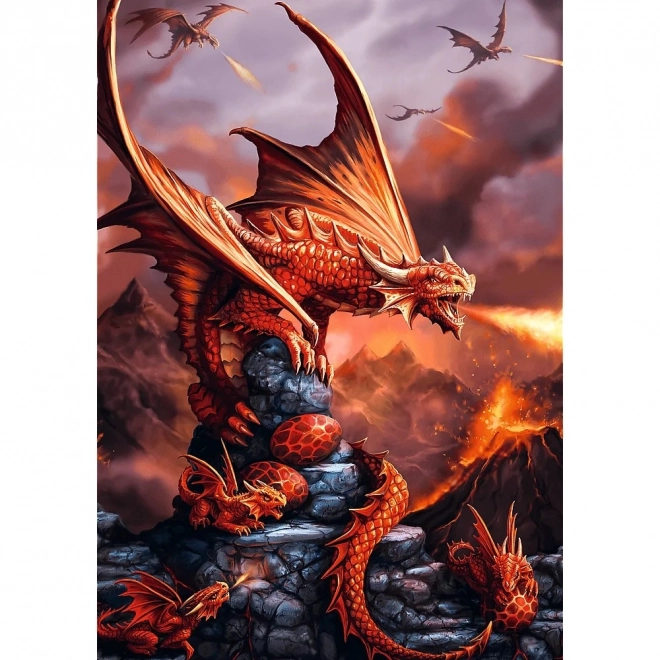 Puzzle Ohnivý drak Anne Stokes