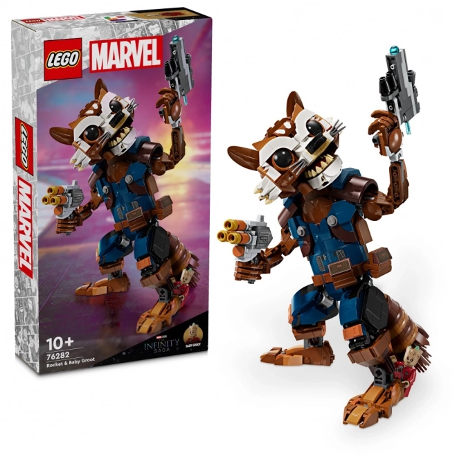 LEGO Marvel Rocket a malý Groot