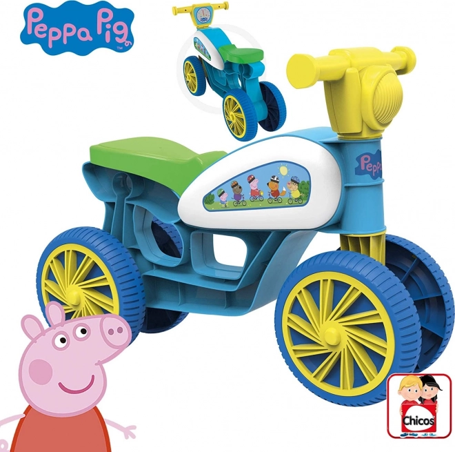 Odrážadlo Mini Custom Prasátko Peppa Modré