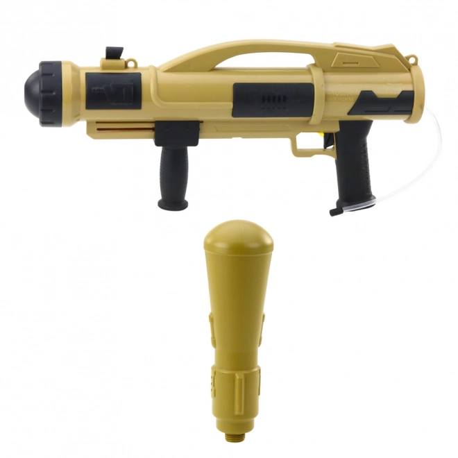 Vodná pištoľ Bazooka s pumpou 73 cm béžová
