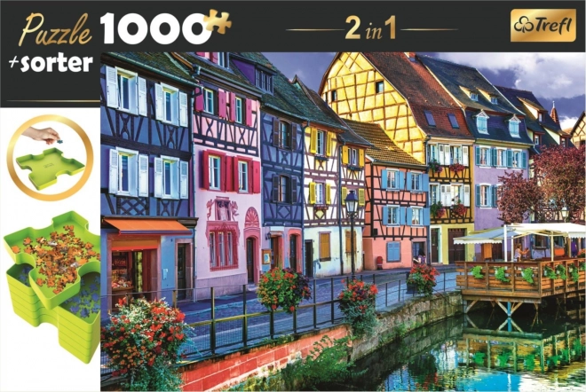 Puzzle s třídičom 2v1 Colmar, Francúzsko 1000 dielikov