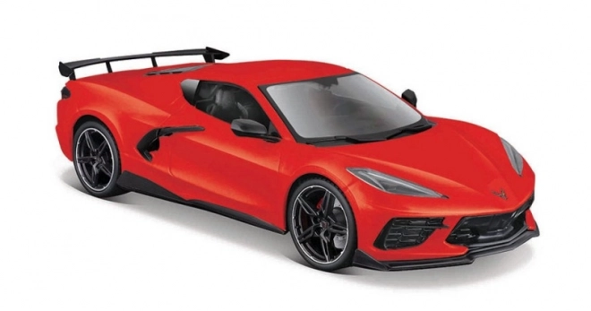 Model auta Chevrolet Corvette, červený