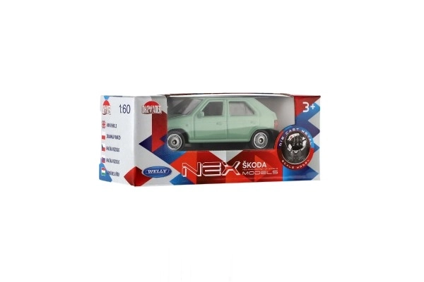 Auto Škoda v mierke 1:60 kov/plast 7cm mix druhov