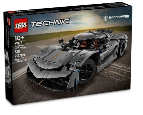 Sivé hyperauto Koenigsegg Jesko Absolut stavebnica LEGO Technic