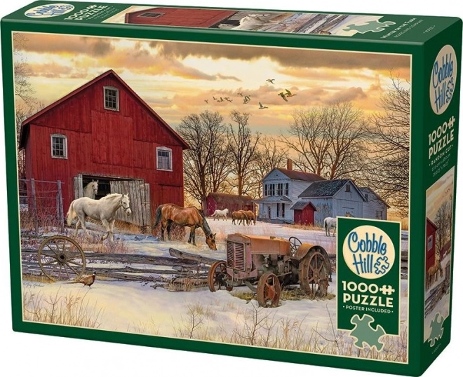 Cobble Hill Puzzle Zima Na Farme 1000 Dielikov