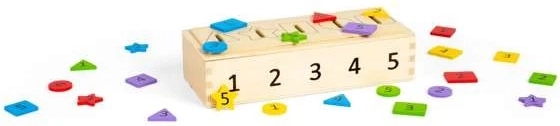 Bigjigs Toys triedenie farieb, tvarov a čísel