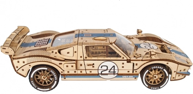 Ugears 3D drevené mechanické puzzle Endurance Racer