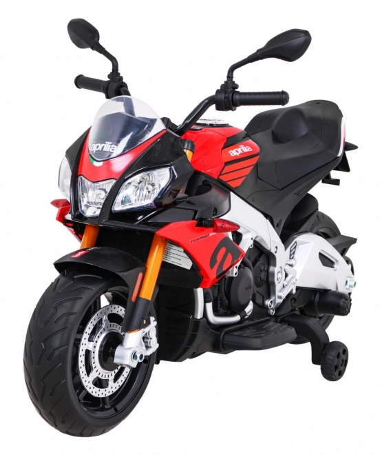 Aprilia Tuono V4 motor na akumulátor pre deti červený