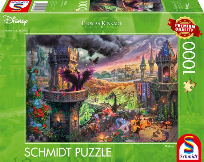 Puzzle Zloba kráľovná čiernej mágie 1000 dielikov