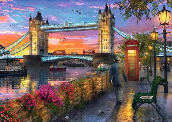 Ravensburger Puzzle Západ Slnka Nad Tower Bridge