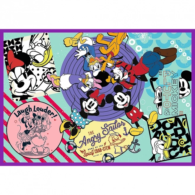 Puzzle 4x250 s motívom Micky Mouse