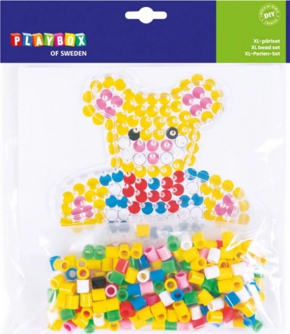 Playbox Zažehlovacie Korálky Malá Sada Medvedík XL