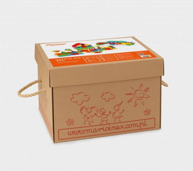 Konstrukčné kocky Waffle Mix 200 Box