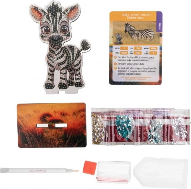Diamantové maľovanie Safari: Zebra